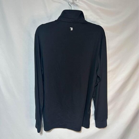 Men’s collared lightweight king sleeve golf shirt. Black. Men’s size medium. - Picture 6 of 7